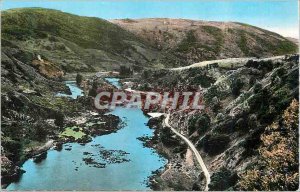 Modern Postcard Gorges of the Loire views of the Chateau of St Maurice (the R...