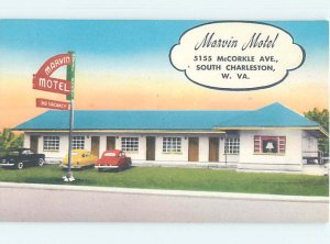 1940's MOTEL SCENE South Charleston West Virginia WV AD9889