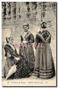 Old Postcard Savoy Costumes Seez (Tarentaise) (costume folklore) TOP