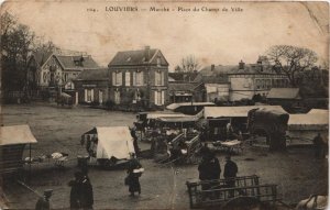 CPA LOUVIERS-Marché-Place du Champ de Ville (43399)