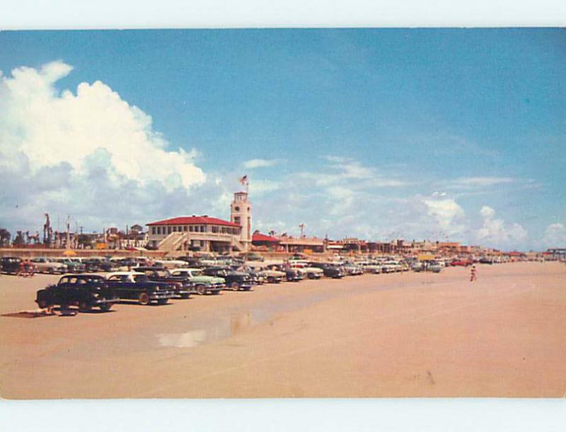 Unused Pre-1980 CARS ON BEACH Jacksonville Florida FL M6656