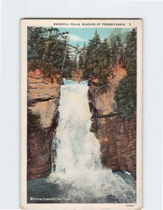 Postcard Bushkill Falls Niagara Of Pennsylvania Bushkill Pennsylvania USA