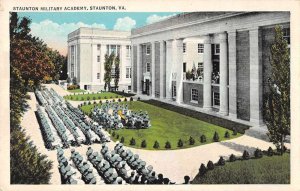 Staunton Virginia Military Academy Cadets and Band Vintage Postcard AA1857