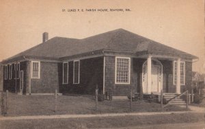 Postcard St Lukes PE Parish House Seaford DE