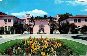 Boca Raton Hotel Club Florida FL Postcard PM W Palm Beach Cancel WOB VTG Koppel 