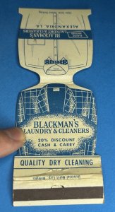 Matchbook Jewelite Blackman’s Laundry & Cleaners Alexandria, Louisiana MB163