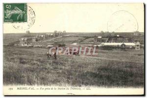 Postcard Old Mesnil Val View from the Tramway Station