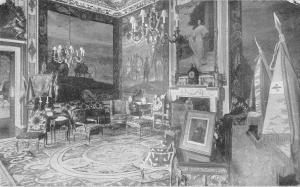 uk39597 state room blenheim palace real photo uk lot 22 uk