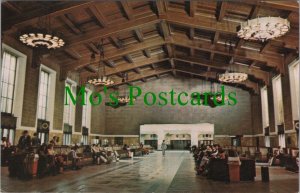 America Postcard - Los Angeles Union Passenger Terminal Waiting Room RS27220