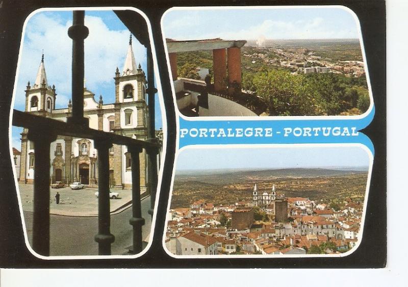 Postal 034690 : Portalegre - Portugal. Se Catedral