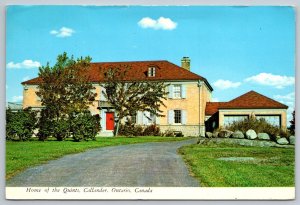 Home Of The Dionne Quints, Callander Ontario Postcard, 1974 CDS SOTN Cancel