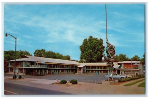 c1950's Entrance to Capri Motel Knoxville Tennessee TN Unposted Vintage Postcard 