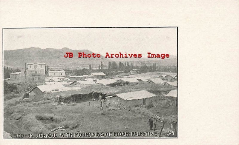 Palestine, Jericho, City With Mountains Of Moah