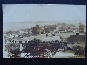 Sussex BREDE Village from the Church Roof showing RED LION INN c1904 RP Postcard