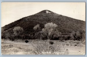 c1940's A Mountain Tucson Arizona AZ RPPC Photo Unposted Vintage Postcard