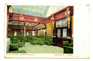 Norddeutscher Lloyd - Kaiser Wilhelm II First Class Smoking Room