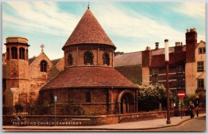 The Round Church Cambridge England Church of the Holy Sepulchre Postcard