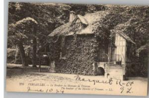 Old Postcard-Boudoir of Hamlet..Versailles,France