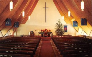 Cambridge, WI Wisconsin  GRACE LUTHERAN CHURCH~Interior  MIDDLESEX CO  Postcard