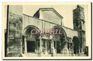 Old Postcard Aux Environs De Nimes Saint Gilles La Cathedrale