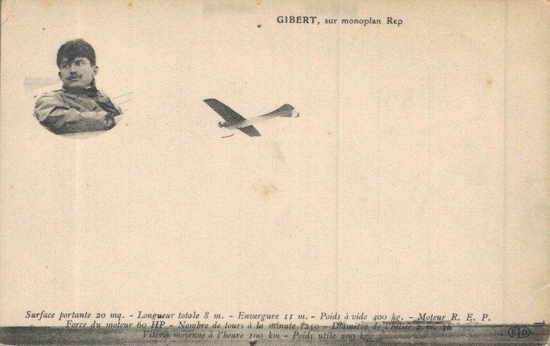 Aviaton - Gibert Sur Monoplan Rep Airplane 04.61