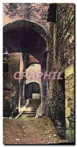 Old Postcard The Cagnes sur Mer Haut de Cagnes Street Portal Ferrier