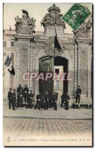 Postcard Old Army Versailles School & # 39artillerie and Genie
