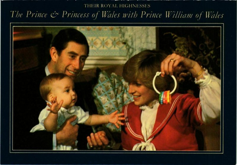CPM AK Prince Charles, Princess Diana&Prince William BRITISH ROYALTY (836754)