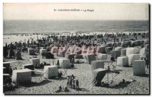 Postcard Old Lacanau Ocean Beach