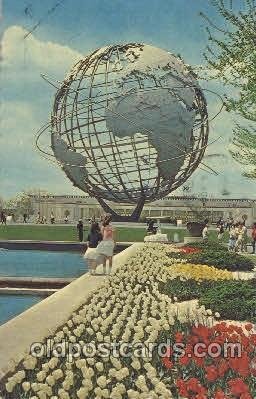 Unisphere New York, USA 1964 - 1965, Worlds Fair, Exposition, postal used unk...