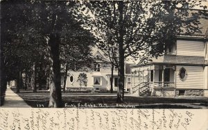 Cuba New York 1907 RPPC Real Photo Postcard South Street Houses Sidewalk