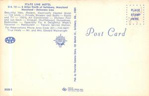 Salisbury Maryland~State Line Motel~US 13~Town~Texaco Gas Station~Cemetery?~'60s