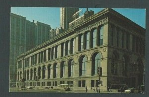 Ca 1964 Post Card Chicago IL Central Library