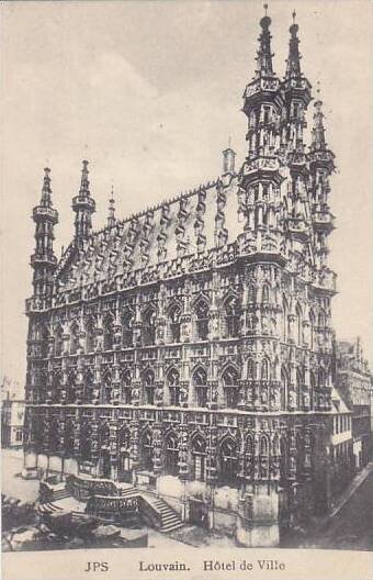 Belgium Louvain Hotel de Ville