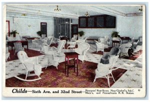 1914 Child's Sixth Ave 32nd Street Shoppers Rest Room Macy Pennsylvania Postcard