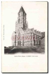 Orbec - Notre Dame Church - Old Postcard