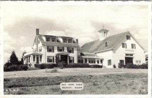Belfast, ME Maine  BAY VIEW FARM Guest House~Roadside Lodging 1940 B&W Postcard