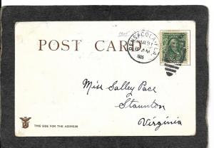 Florida-Large Letter Franz Held antique postcard 1905