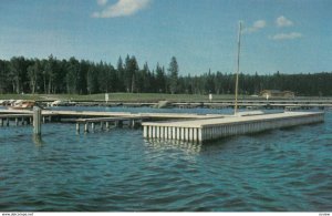 WASKESIU, Prince Albert National Park, Saskatchewan, 1950-60s; Marina on Lake...