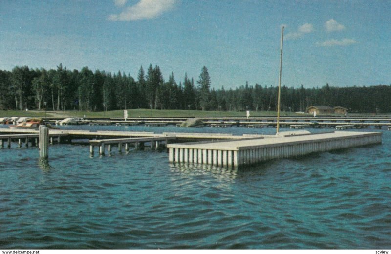 WASKESIU, Prince Albert National Park, Saskatchewan, 1950-60s; Marina on Lake...