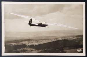 GERMAN THIRD 3rd REICH ORIGINAL CARD GLIDER FELDPOST WITH LUFTWAFFE VIGNETTE