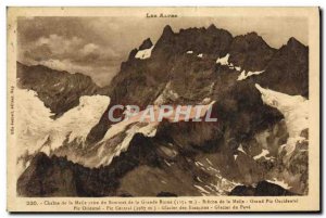 Old Postcard Chaine De La Meije Crits Summit Of The Great Ruin Breche Meije P...