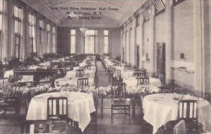 New York Mount Mcgregor New York State Veterans Rest Camp Main Dining Room Al...