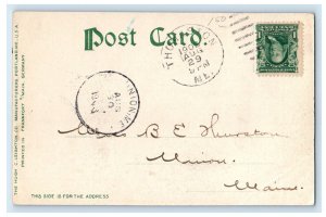 1906 Court House, Rockland Maine ME Thomaston ME Antique Posted Postcard