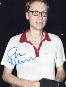 Stephen Merchant of The Office Extras Large 10x8 Hand Signed Photo