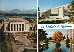 Postcard Switzerland Geneva - The Palace of Nations