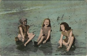 CPA BERCK-PLAGE Sur la Plage enfants (145234)