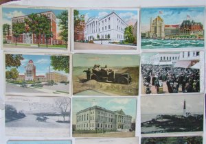 NEW JERSEY lot of 50 NJ ANTIQUE POSTCARDS