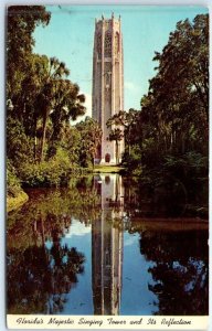 M-61934 Florida's Majestic Singing Tower and Its Reflection Lake Wales Florida