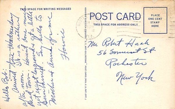 Greetings from Florida, USA